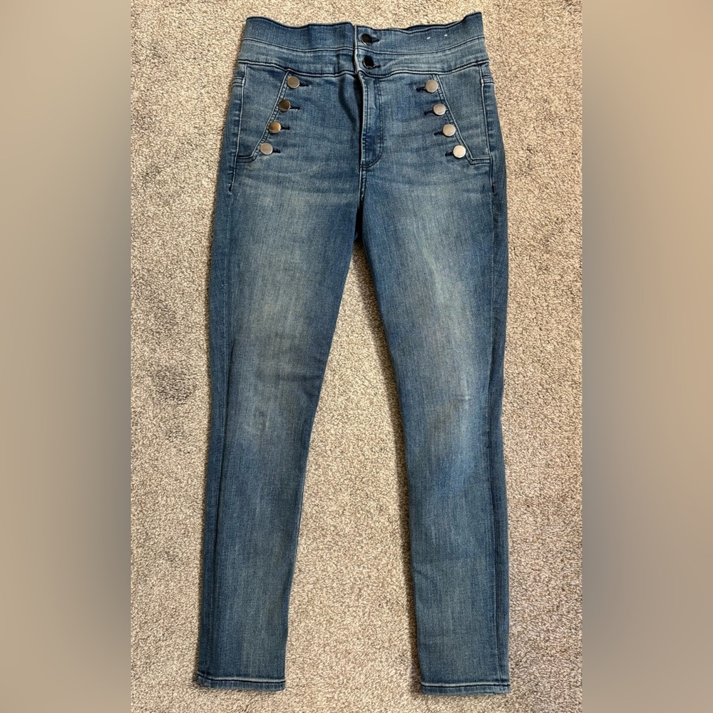 Express Women's Skinny Jeans in Denim Blue